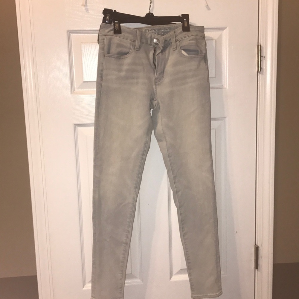 light wash blue jeans